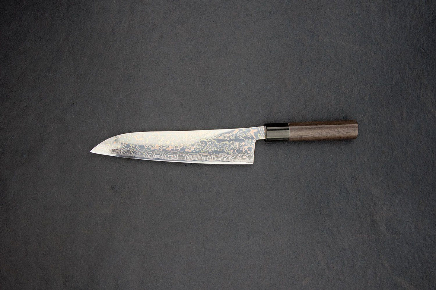Tsukasa Hinoura VS2 Colour Damascus Gyuto 210mm from Tsukasa Hinoura