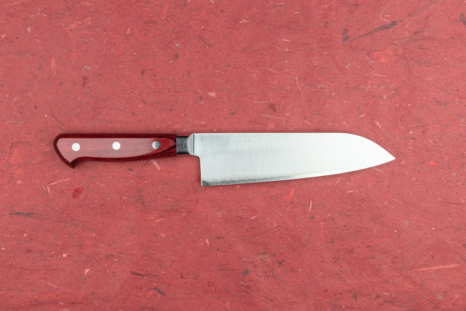 Takamura Akagouhan Santoku 165mm from Terukazu Takamura