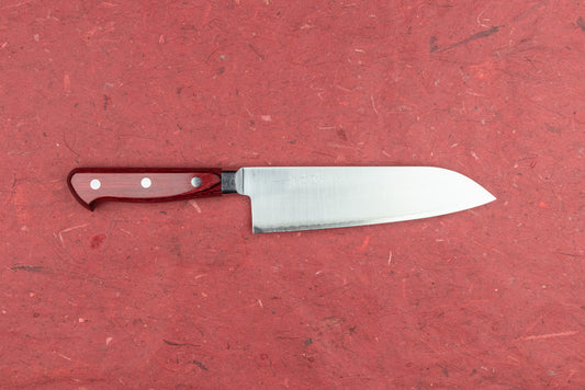 Takamura Akagouhan Santoku 165mm from Terukazu Takamura