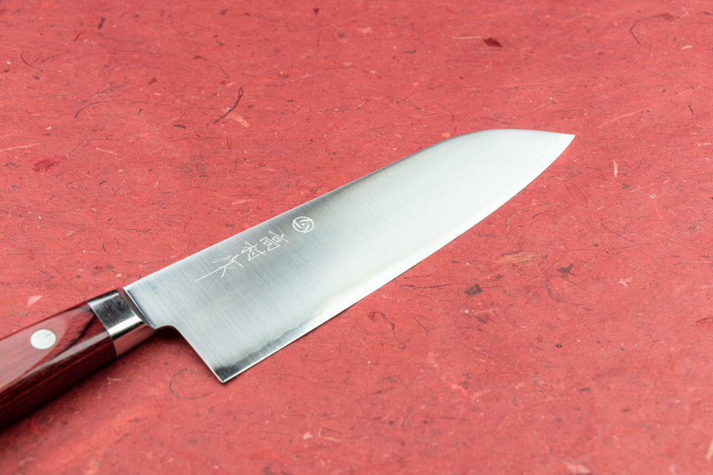Takamura Akagouhan Santoku 165mm from Terukazu Takamura