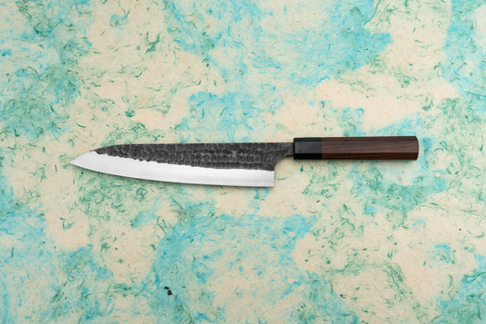 Anryu Hamono AS/S Kurouchi Tsuchime Wa Gyuto 210mm from Anryu Hamono