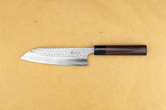Anryu Hamono Aogami 2/S Tsuchime Santoku 165mm from Anryu Hamono