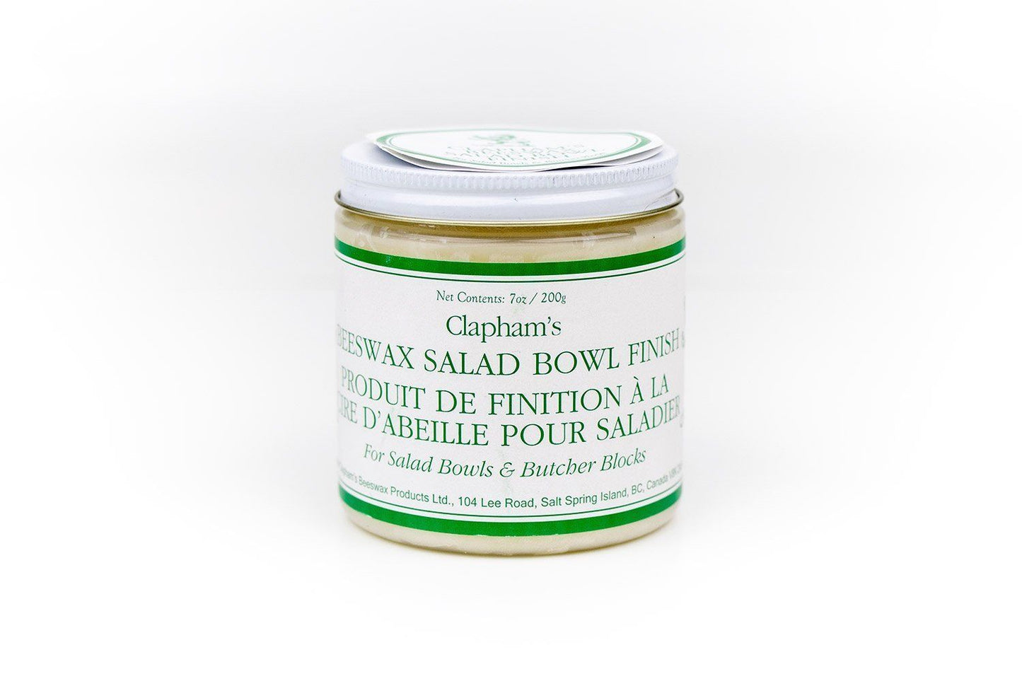 Clapham's Beeswax Salad Bowl Finish from Clapham