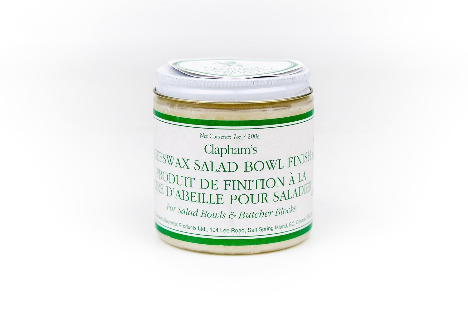 Clapham's Beeswax Salad Bowl Finish from Clapham