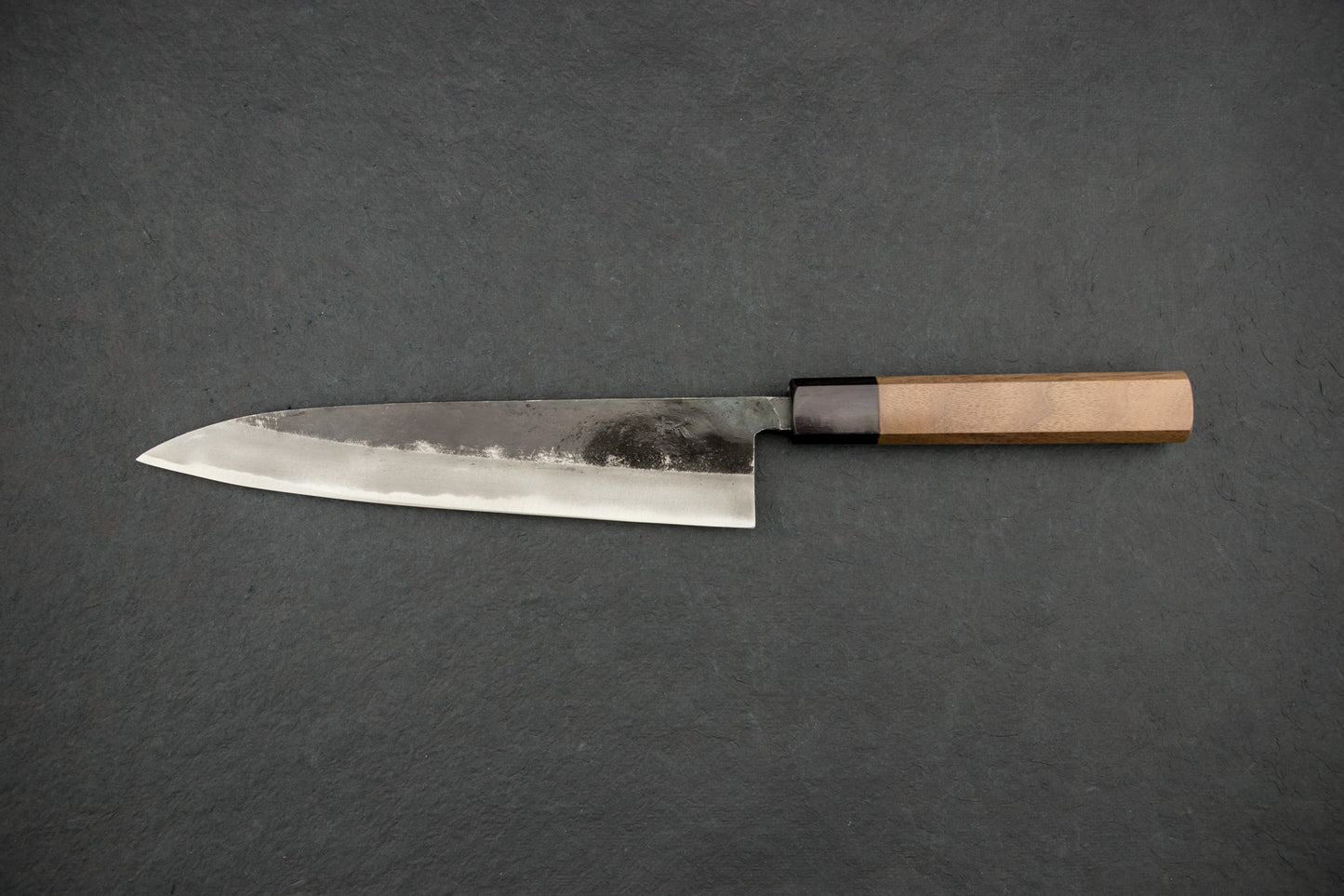 Sakai Takayuki Michiko Special Engraved Aogami Gyuto 210mm "Koi Carp" from Sakai Takayuki