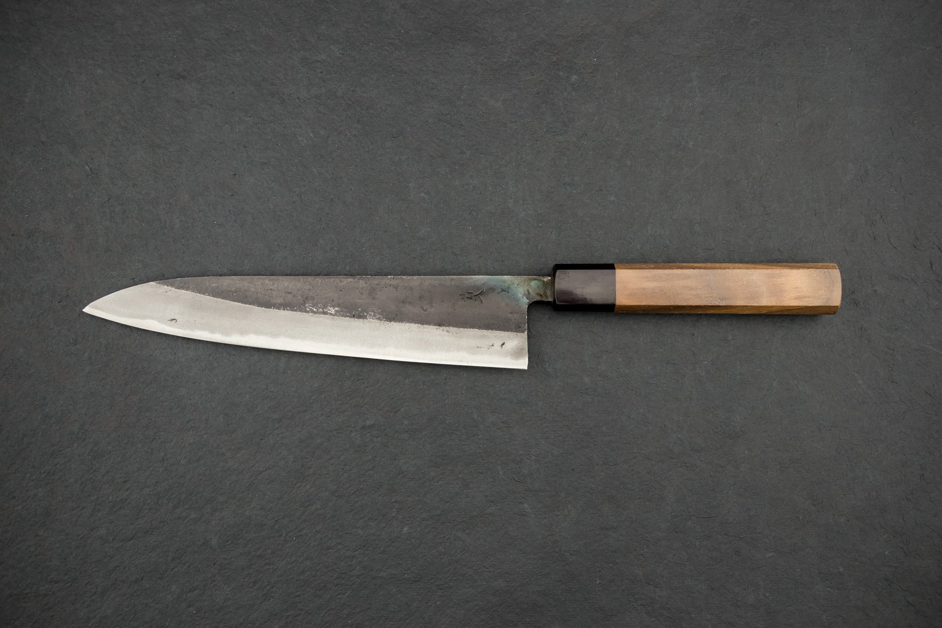 Sakai Takayuki Michiko Special Engraved Aogami Gyuto 210mm "Tiger" from Sakai Takayuki