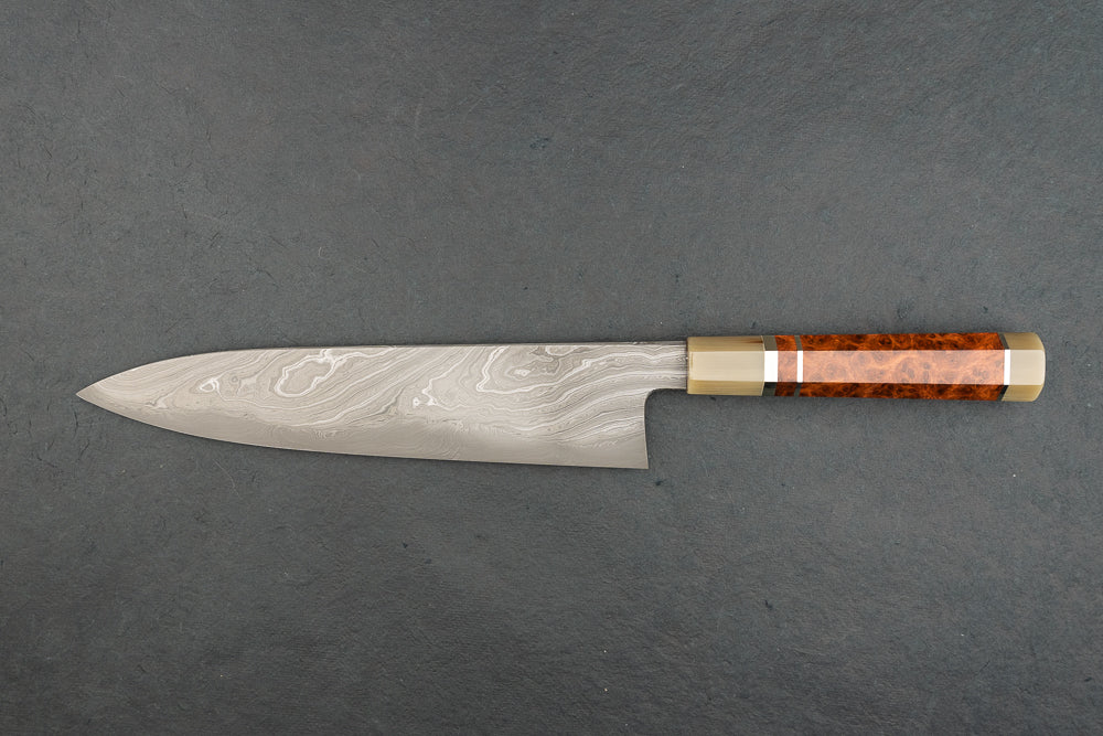 Shoichi Hashimoto Yuzan Damascus Gyuto 240mm from Shoichi Hashimoto