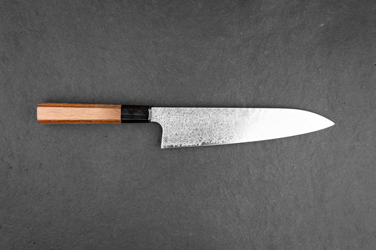 Hatsukokoro Ginyo Ginsan Damascus Gyuto 210mm from Hatsukokoro