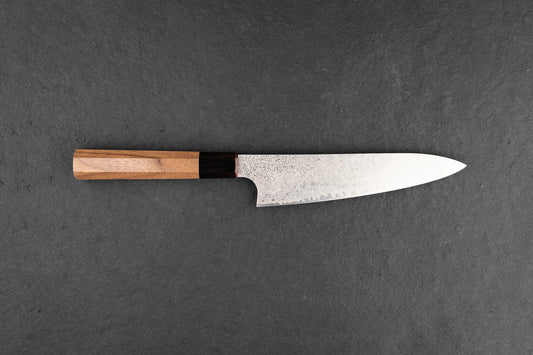 Hatsukokoro Ginyo Ginsan Damascus Petty 150mm from Hatsukokoro