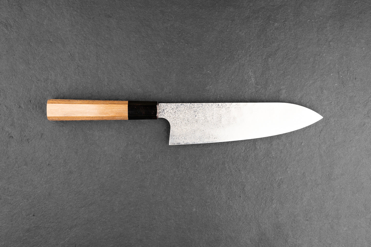 Hatsukokoro Ginyo Ginsan Damascus Santoku 180mm from Hatsukokoro