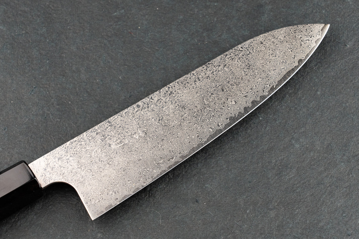 Hatsukokoro Ginyo Ginsan Damascus Santoku 180mm from Hatsukokoro