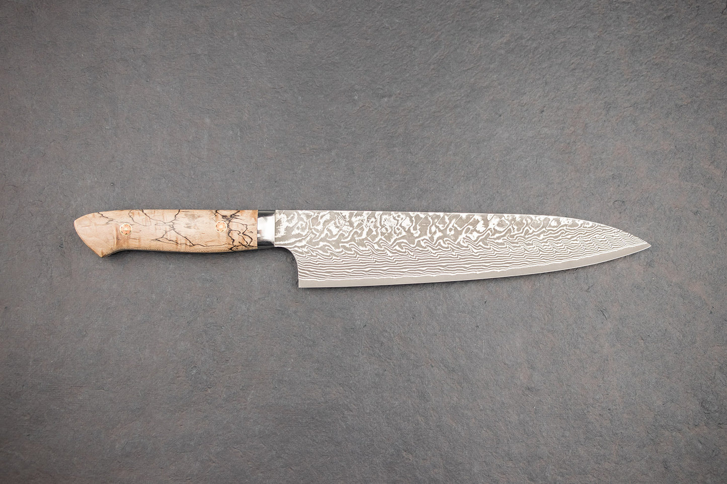 Yoshimi Kato SG2 Black Damascus Western Gyuto 210mm from Yoshimi Kato