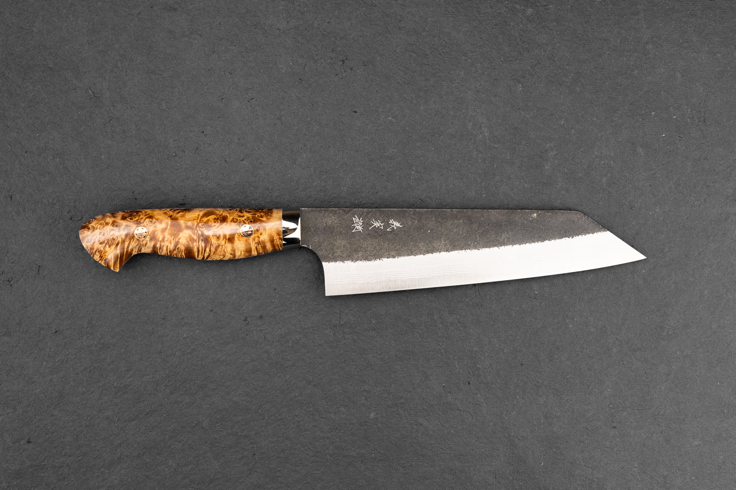 Yoshimi Kato AS Kurouchi Damascus Western Bunka 165mm from Yoshimi Kato