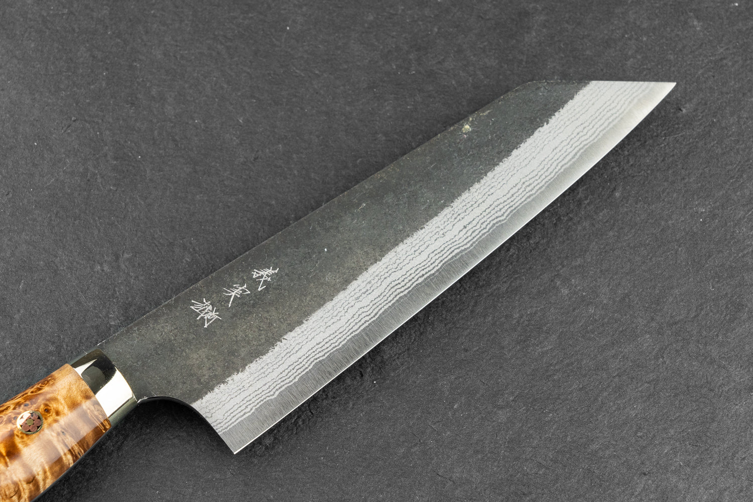 Yoshimi Kato AS Kurouchi Damascus Western Bunka 165mm from Yoshimi Kato