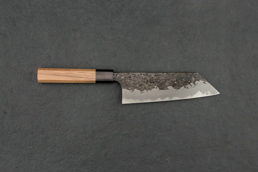 Kisuke Manaka Shirogami 2 Honwarikomi Kurouchi Tsuchime Bunka 165mm from Manaka Hamono