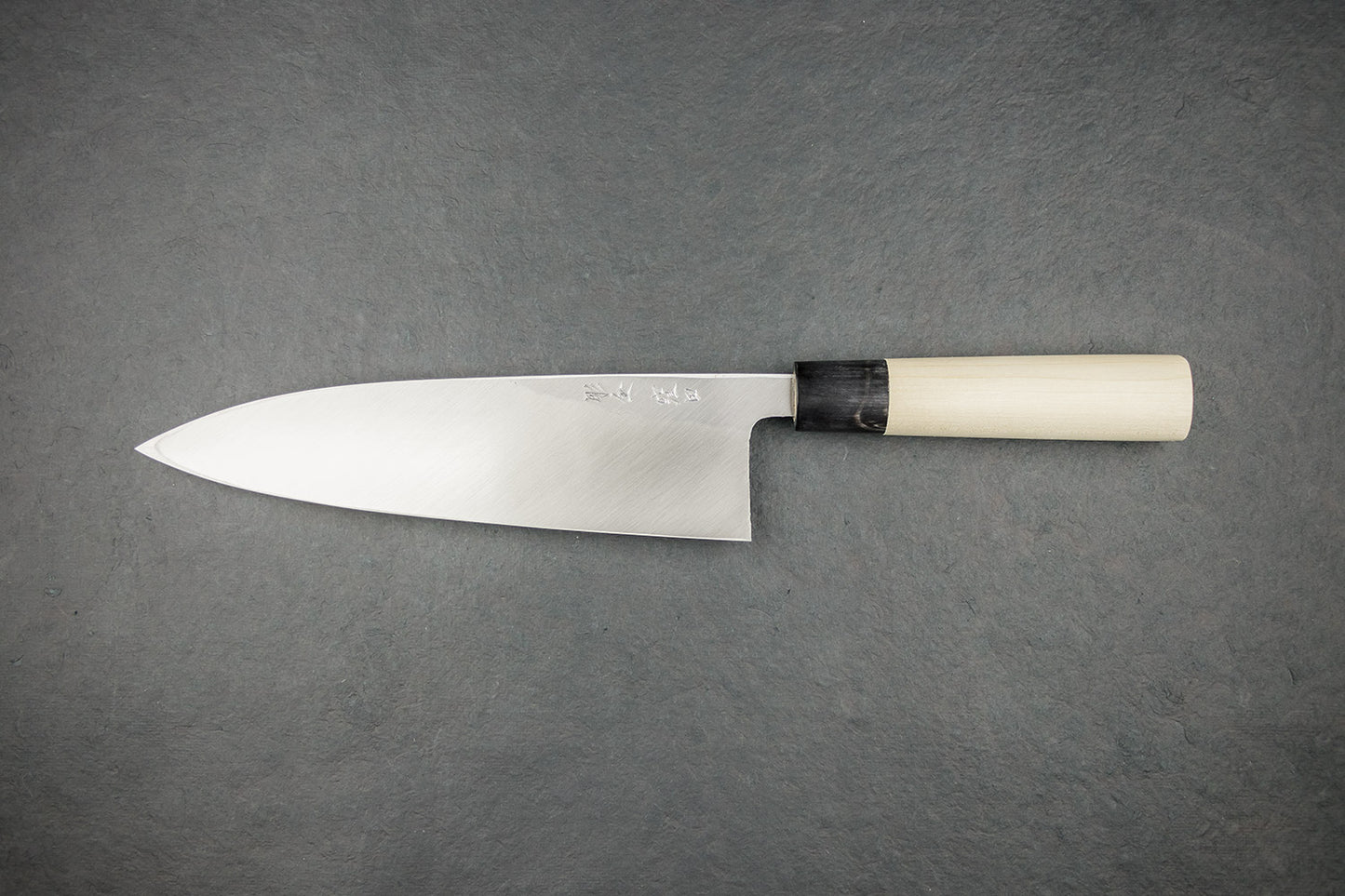 Sakai Takayuki Michiko Kubota Engraved Deba 240mm "Koi Carp" from Sakai Takayuki