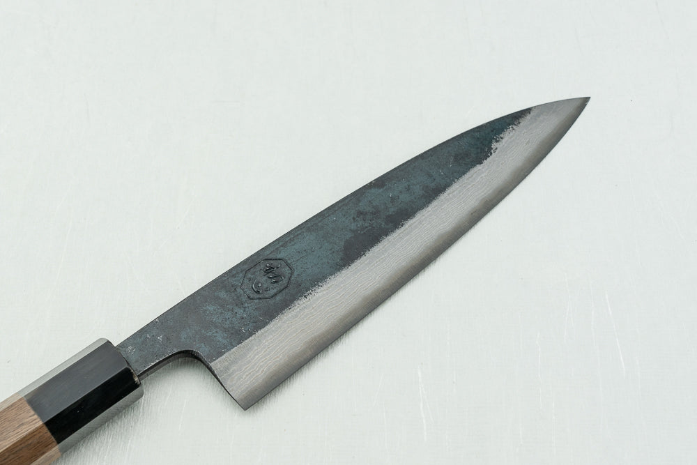 Hatsukokoro Kumokage Aogami Kurouchi Damascus Petty 150mm from Hatsukokoro