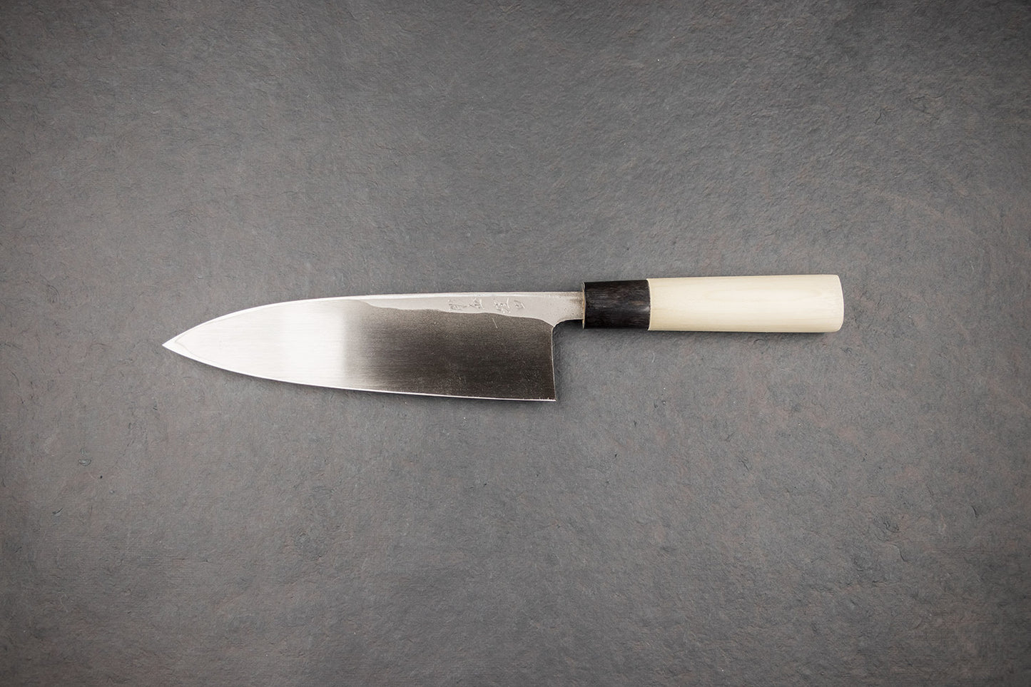 Sakai Takayuki Michiko Special Engraved Kurouchi Deba 210mm "Dragon" from Sakai Takayuki