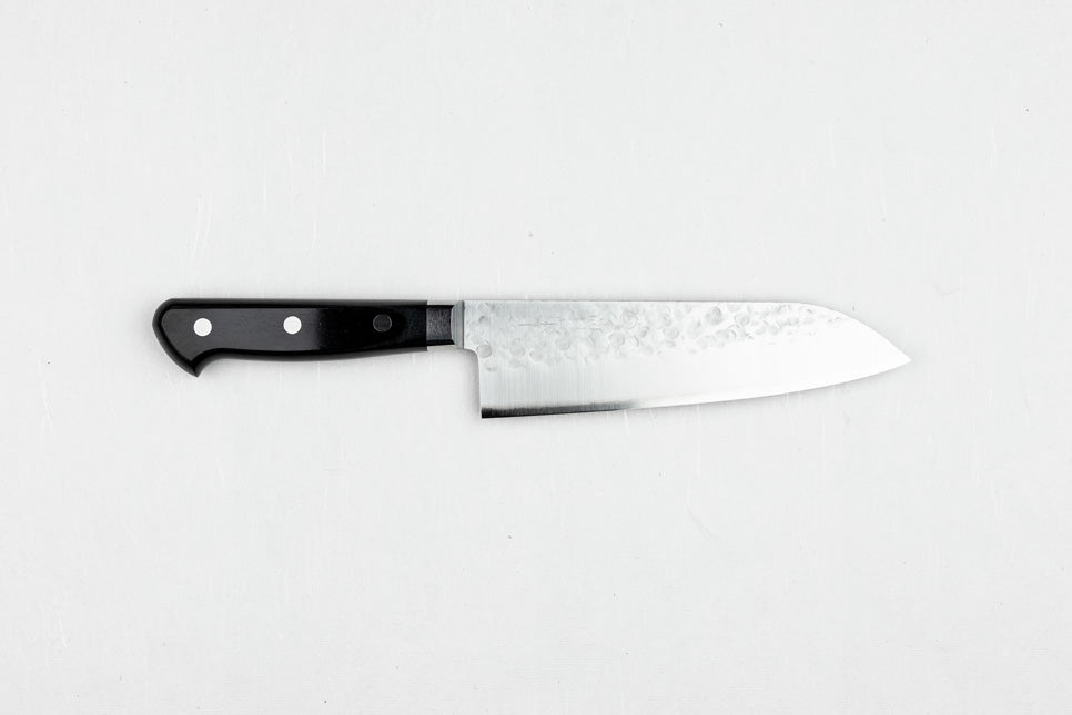 Takamura Kurogouhan Tsuchime Santoku 165mm from Terukazu Takamura