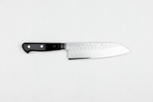 Takamura Kurogouhan Tsuchime Santoku 165mm from Terukazu Takamura