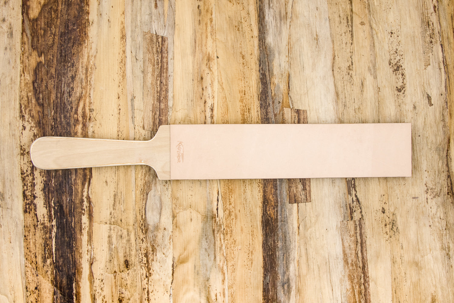 Knifewear Leather and Suede Paddle Strop from Knifewear