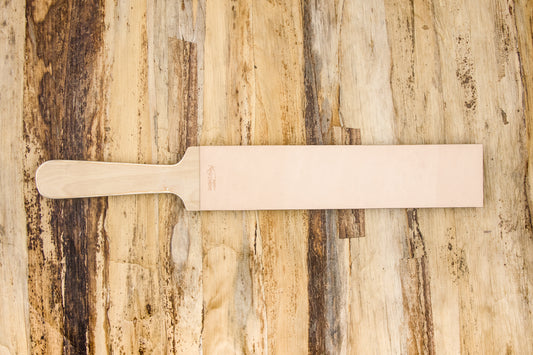 Knifewear Leather and Suede Paddle Strop from Knifewear