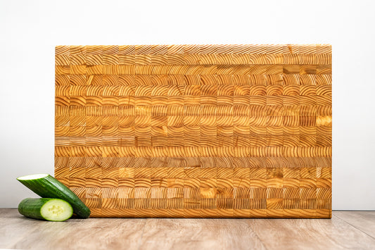 Larchwood Premium End Grain Large Cutting Board from Larch wood