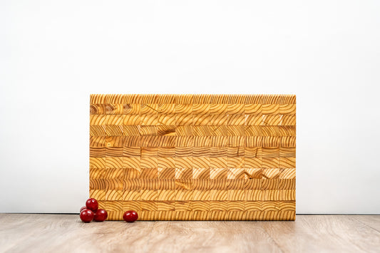 Larchwood Premium End Grain Mini Cutting Board from Larch wood