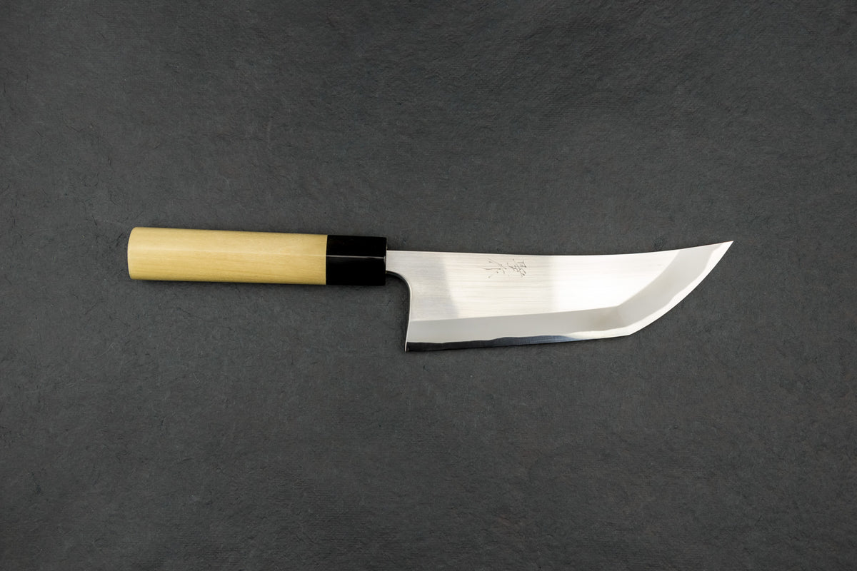 Masashi Shirogami Kawakiri Deba 180mm from Masashi Yamamoto