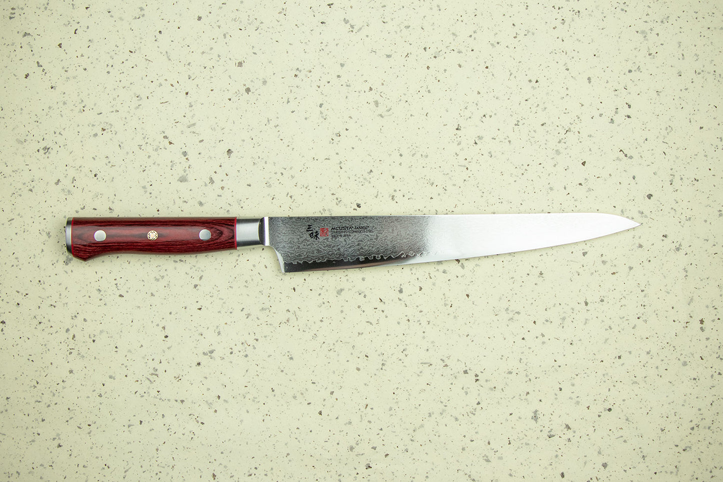 Mcusta Zanmai Classic Pro Damascus Flame Sujihiki 240mm from Mcusta