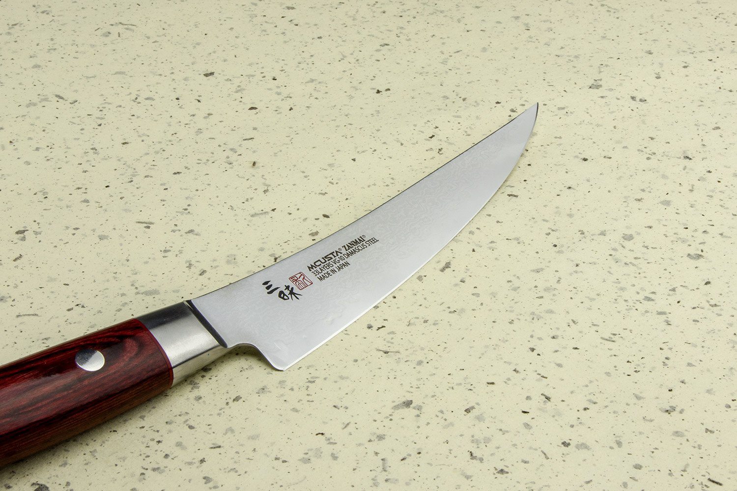 Mcusta Zanmai Classic Pro Damascus Flame Boning 165mm from Mcusta