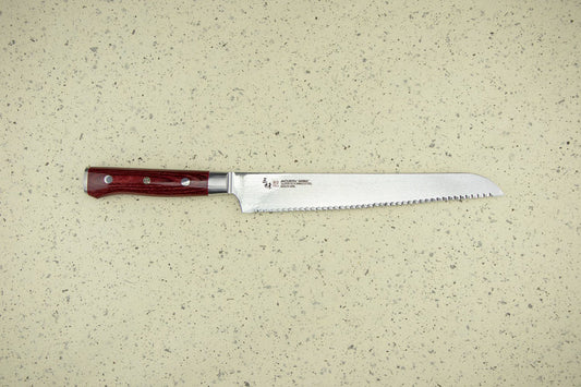 Mcusta Zanmai Classic Pro Damascus Flame Bread 230mm from Mcusta