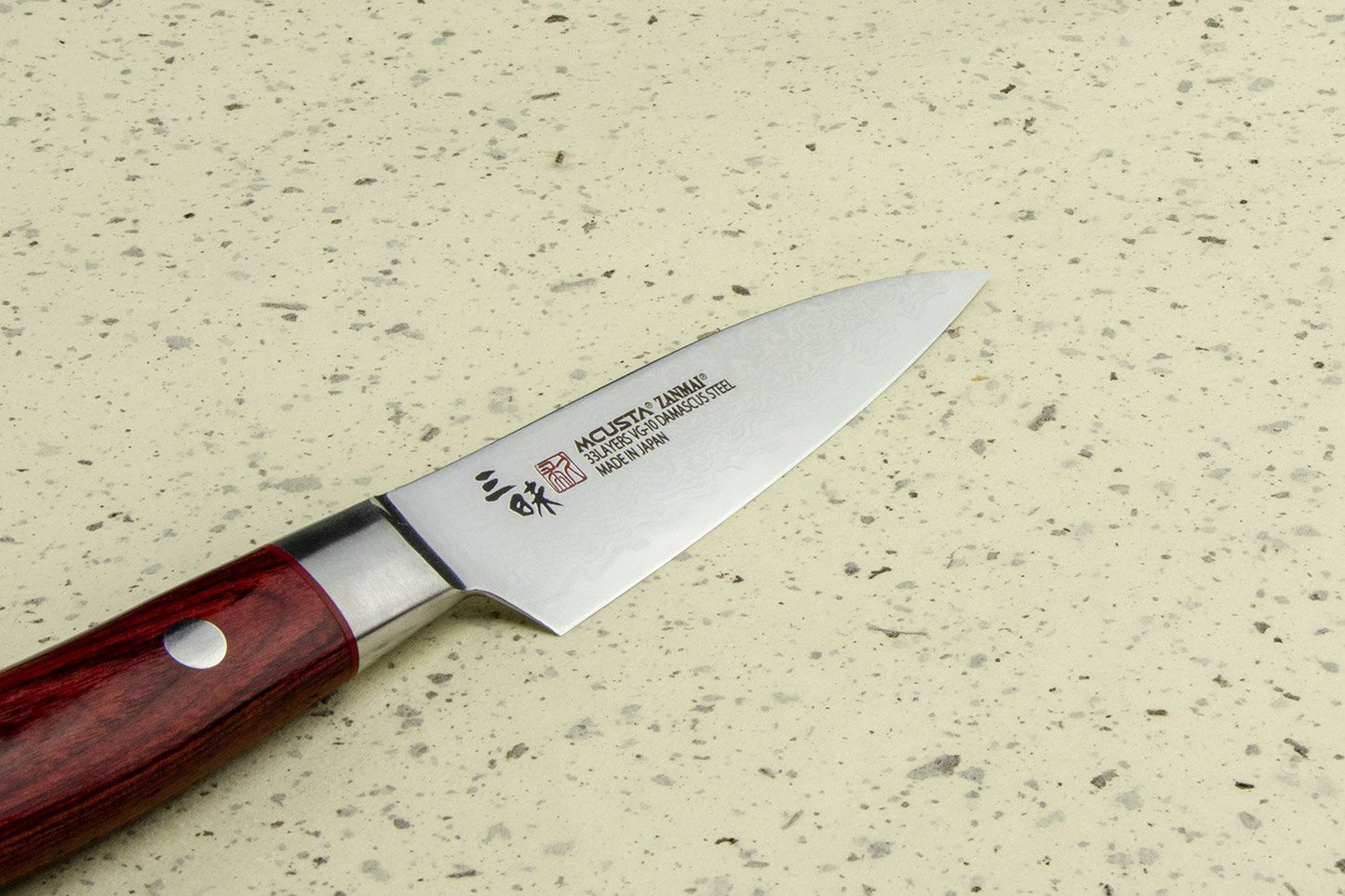 Mcusta Zanmai Classic Pro Damascus Flame Petty 90mm from Mcusta