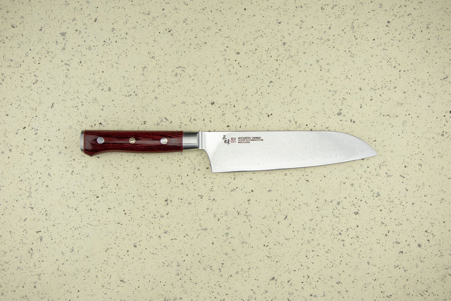 Mcusta Zanmai Classic Pro Damascus Flame Santoku 180mm from Mcusta