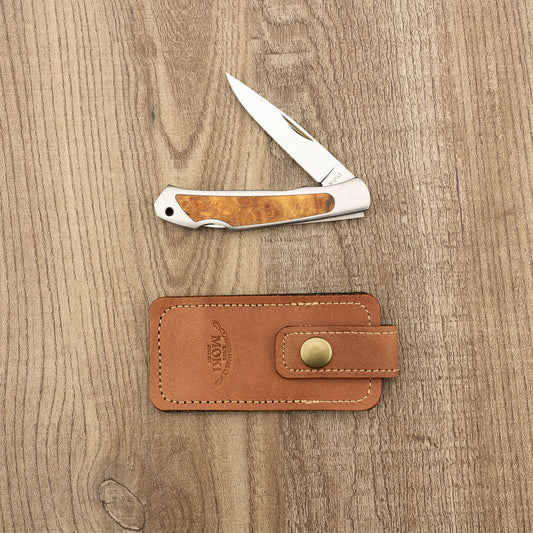 Moki Kitakitsune "Red Fox" Folding Knife from Moki Knife Company