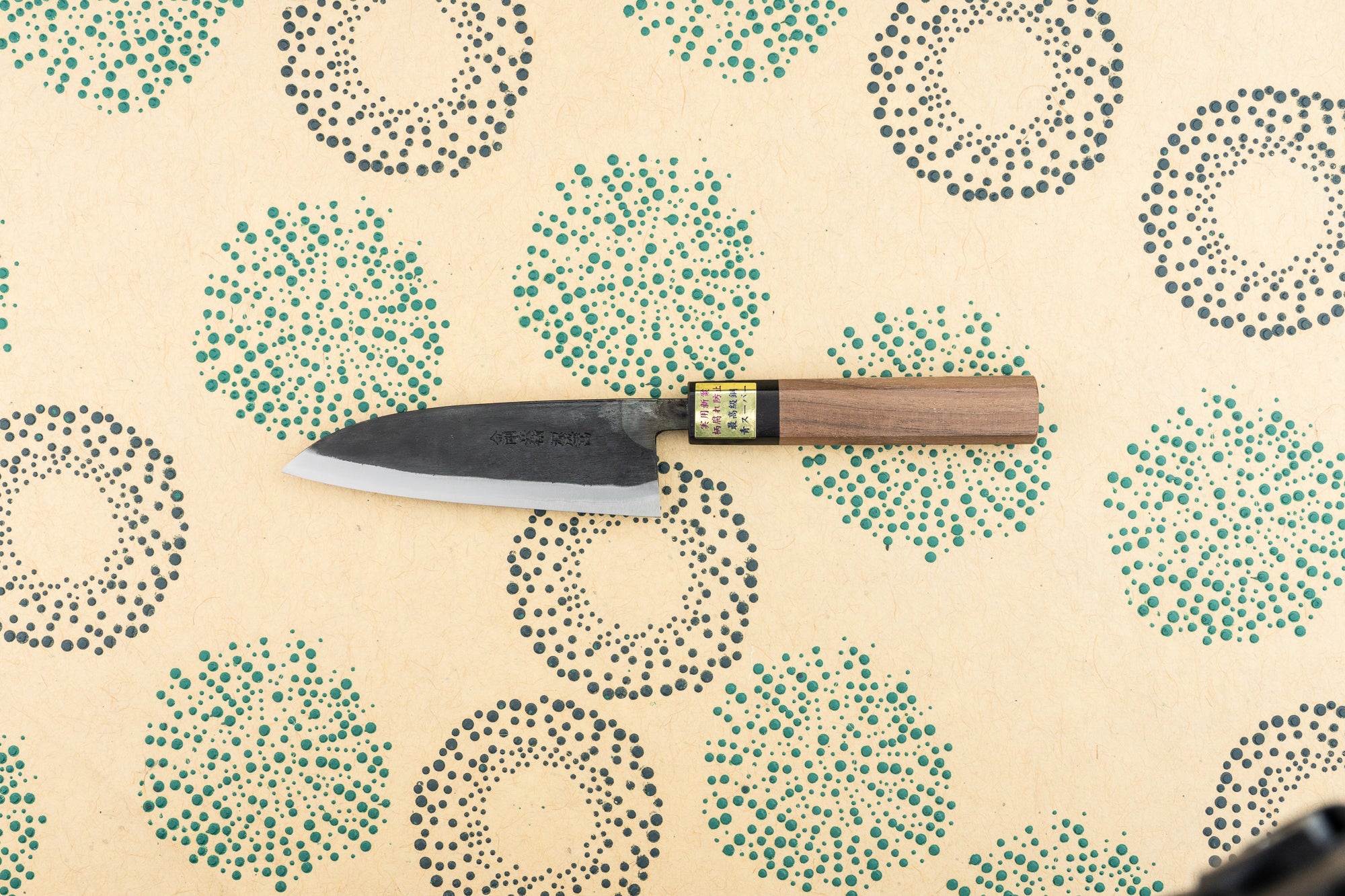 Moritaka AS Kurouchi Santoku 130mm from Moritaka