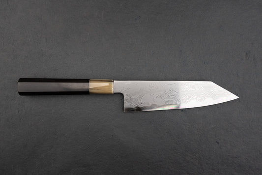 Satoshi Nakagawa x Naohito Myojin Aoichi Damascus Bunka 180mm from Nakagawa Hamono