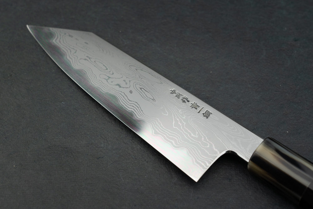 Satoshi Nakagawa x Naohito Myojin Aoichi Damascus Bunka 180mm from Nakagawa Hamono
