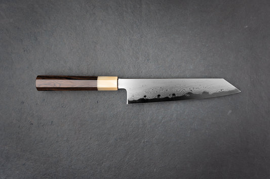 Satoshi Nakagawa x Naohito Myojin Aoichi Damascus Kiritsuke Gyuto 210mm from Nakagawa Hamono