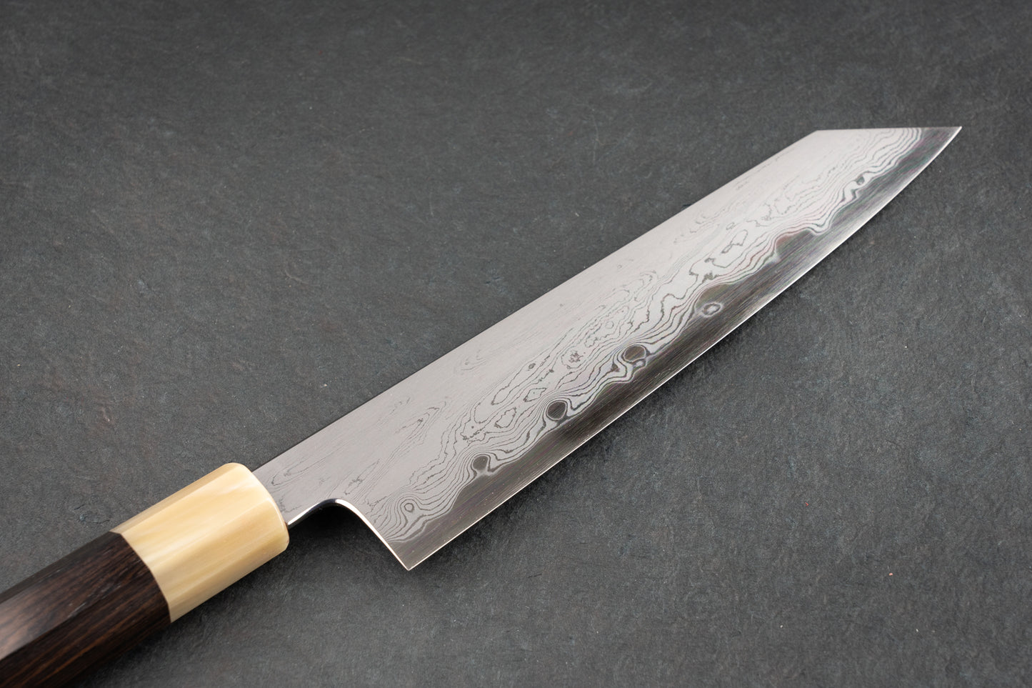 Satoshi Nakagawa x Naohito Myojin Aoichi Damascus Kiritsuke Gyuto 210mm from Nakagawa Hamono