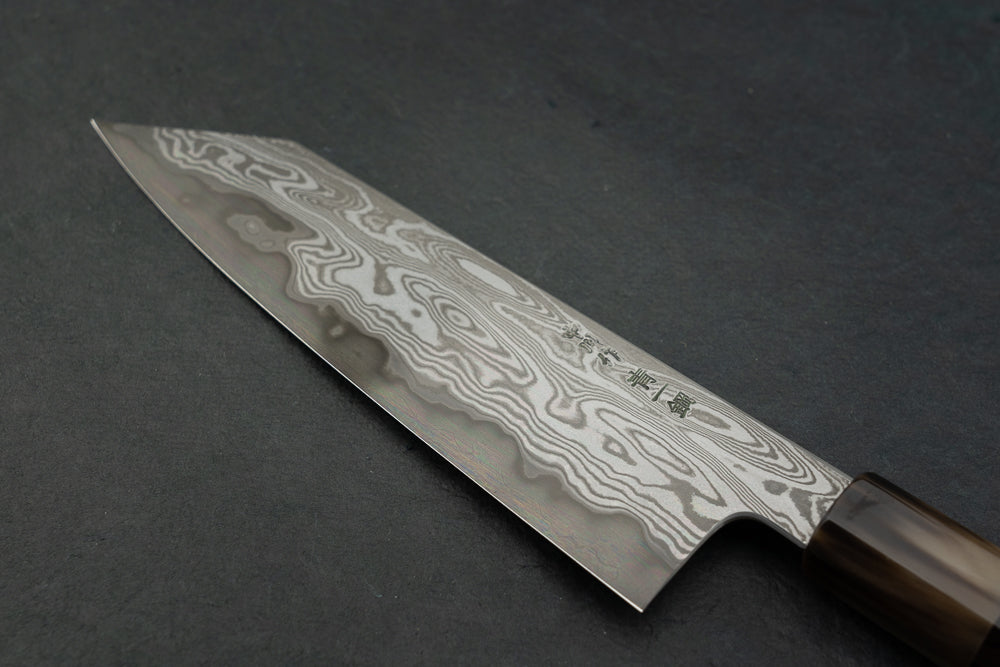 Satoshi Nakagawa x Naohito Myojin Aoichi Kuro Damascus Bunka 180mm from Nakagawa Hamono
