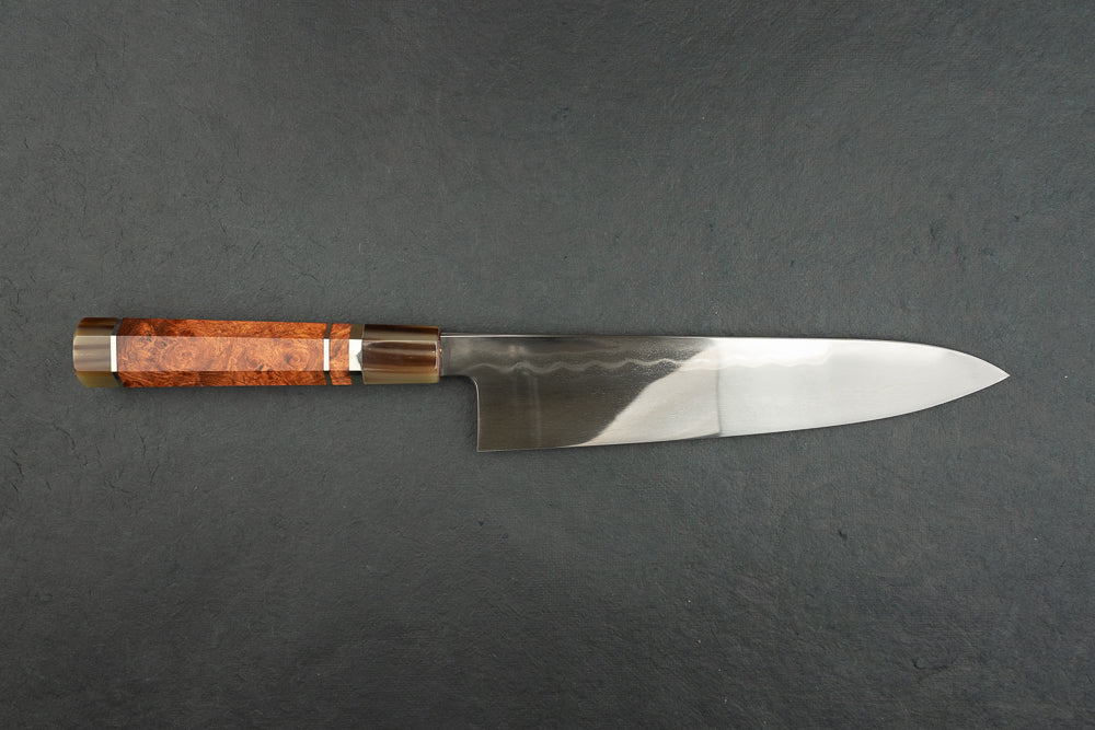 Satoshi Nakagawa Aoichi Jihada Honyaki Gyuto 240mm from Nakagawa Hamono