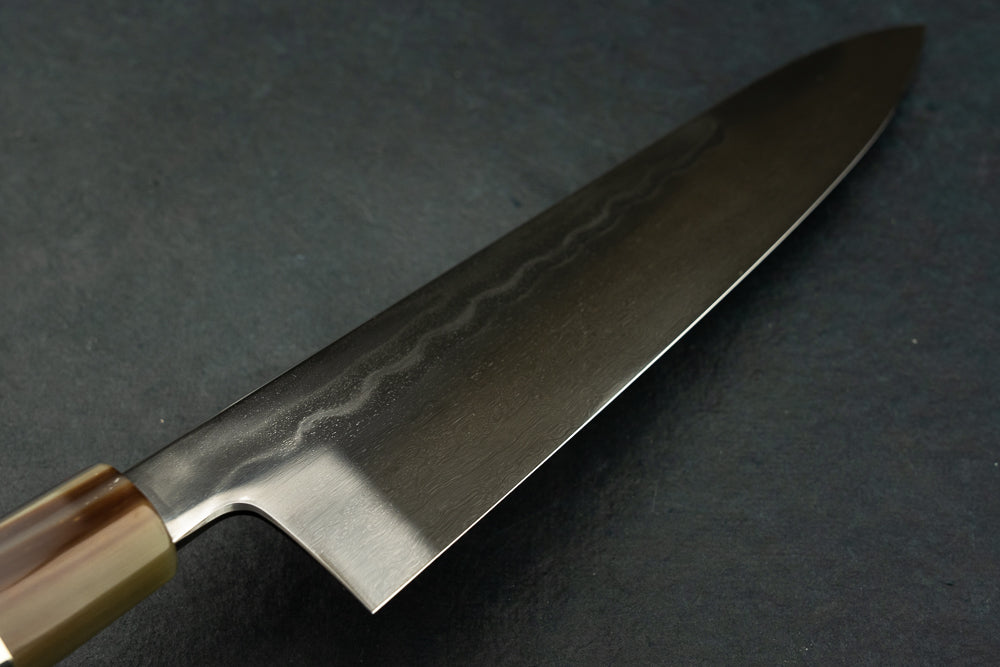 Satoshi Nakagawa Aoichi Jihada Honyaki Gyuto 240mm from Nakagawa Hamono