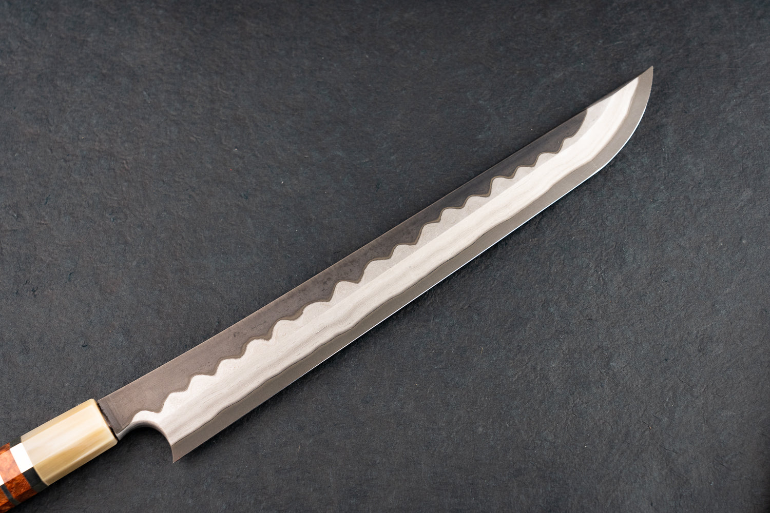 Nigara Aogami Troll Killer Damascus Sakimaru Yanagiba 300mm from Nigara Hamono