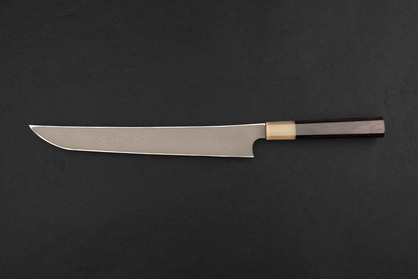 Nigara Ginsan Kurozome Damascus Sakimaru Yanagiba 270mm from Nigara Hamono