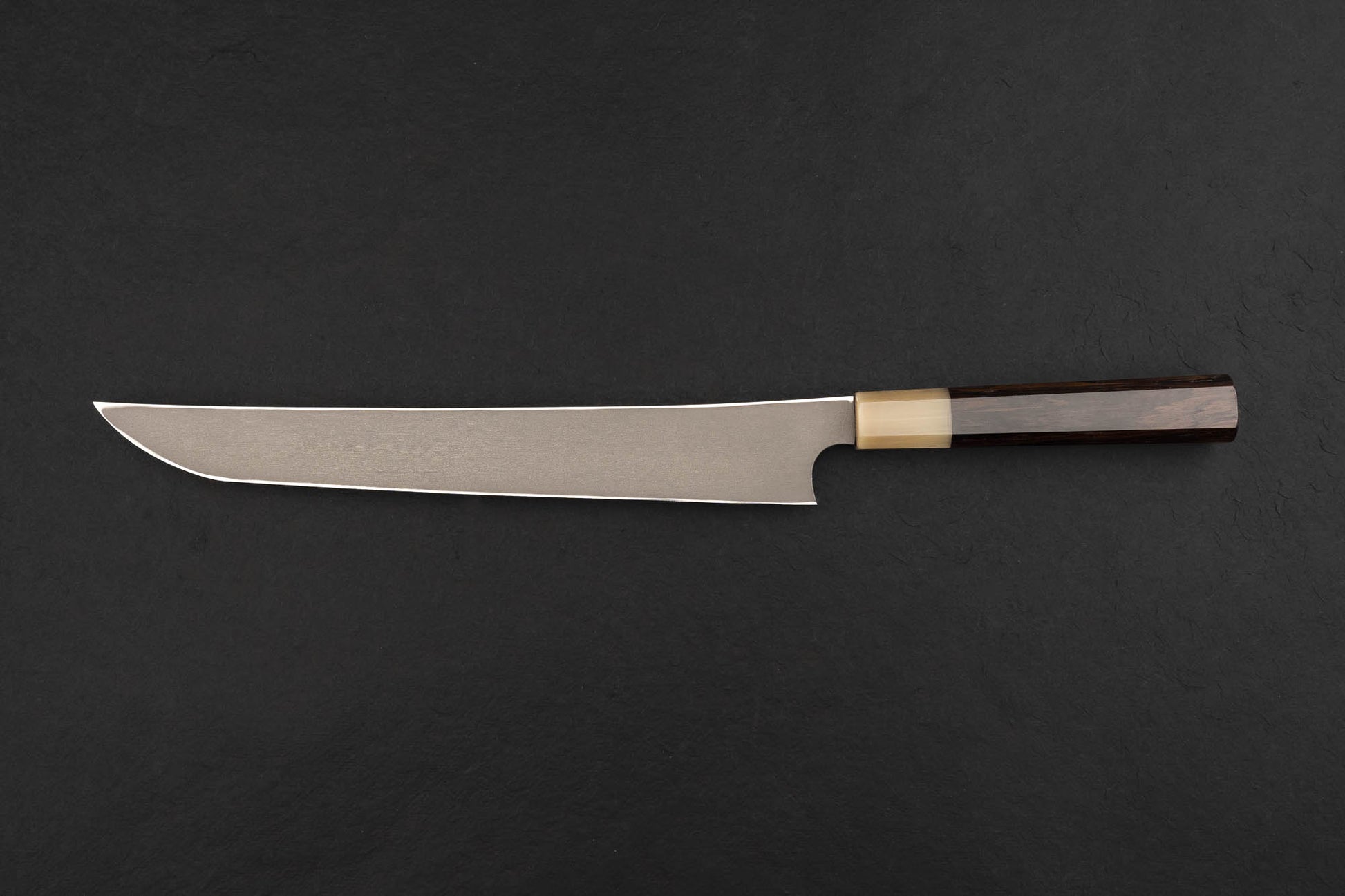 Nigara Ginsan Kurozome Damascus Sakimaru Yanagiba 270mm from Nigara Hamono