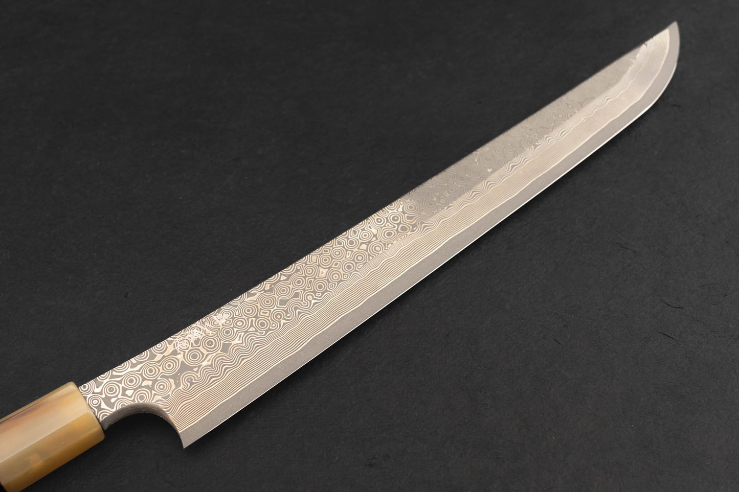 Nigara Ginsan Kurozome Damascus Sakimaru Yanagiba 300mm from Nigara Hamono