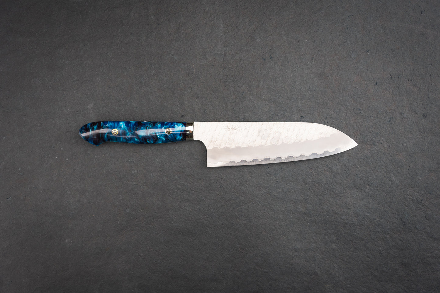 Nigara SG2 Migaki Tsuchime Western Santoku 180mm from Nigara Hamono