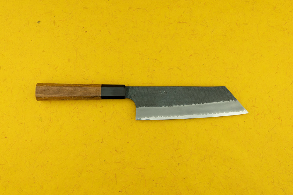 Nigara SG2 Kurouchi Tsuchime Kiritsuke Nakiri 180mm from Nigara Hamono