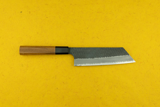 Nigara SG2 Kurouchi Tsuchime Kiritsuke Nakiri 180mm from Nigara Hamono